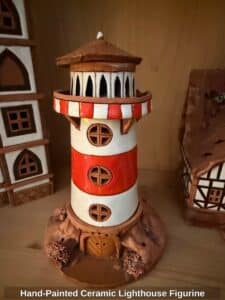 Hand-Painted-Ceramic-Lighthouse-Figurine