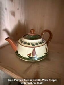 Hand-Painted-Torquay-Motto-Ware-Teapot-with-Sailboat-Motif
