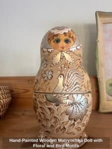 Hand-Painted-Wooden-Matryoshka-Doll-with-Floral-and-Bird-Motifs