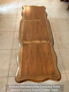 Hickory-Manufacturing-Company-Solid-Walnut-Country-French-Coffee-Table-1