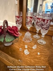 Hofbauer-Byrdes-Collection-Ruby-Red-Cut-to-Clear-Crystal-Flute-Glasses