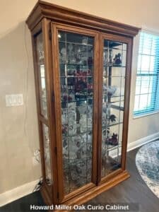 Howard-Miller-Oak-Curio-Cabinet