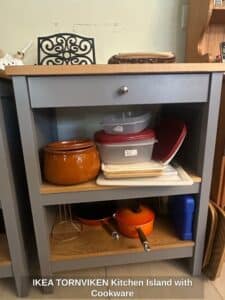 IKEA-TORNVIKEN-Kitchen-Island-with-Cookware