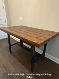 Industrial-Style-Counter-Height-Dining-Table