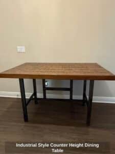 Industrial-Style-Counter-Height-Dining-Table-third-image