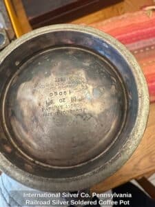 International-Silver-Co.-Pennsylvania-Railroad-Silver-Soldered-Coffee-Pot-second-image