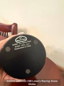 Jimmie-Johnson-Lowes-Racing-Snow-Globe-second-image-1