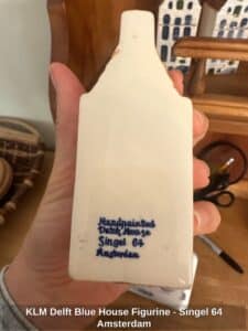 KLM-Delft-Blue-House-Figurine-Singel-Amsterdam-second-image