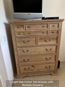 Light-Oak-Finish-Tall-Dresser-with-Multiple-Drawers-1
