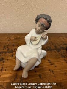 Lladro-Black-Legacy-Collection-An-Angels-Tune-Figurine-