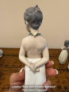 Lladro-Boy-with-Flower-Garland-Porcelain-Figurine-third-image