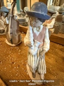 Lladro-Jazz-Sax-Porcelain-Figurine-