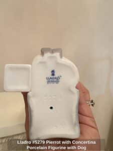 Lladro-Pierrot-with-Concertina-Porcelain-Figurine-with-Dog-fourth-image