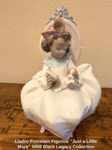 Lladro-Porcelain-Figurine-Just-a-Little-More-Black-Legacy-Collection