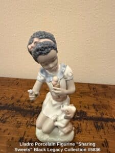 Lladro-Porcelain-Figurine-Sharing-Sweets-Black-Legacy-Collection-
