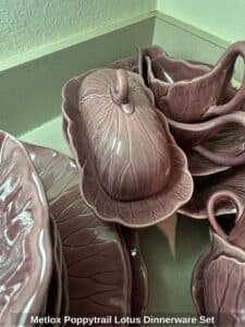 Metlox-Poppytrail-Lotus-Dinnerware-Set-fourth-image-1