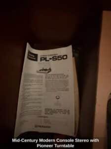 Mid-Century-Modern-Console-Stereo-with-Pioneer-Turntable-fourth-image-1