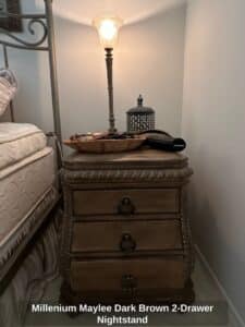 Millenium-Maylee-Dark-Brown-Drawer-Nightstand-1