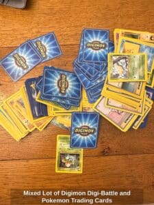 Mixed-Lot-of-Digimon-Digi-Battle-and-Pokemon-Trading-Cards