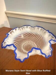 Murano-Style-Swirl-Bowl-with-Blue-Ruffled-Rim-1