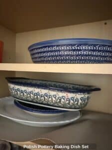 Polish-Pottery-Baking-Dish-Set