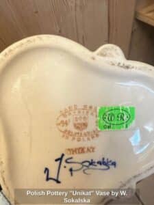 Polish-Pottery-Unikat-Vase-by-W.-Sokalska-second-image