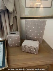 Polka-Dot-Fabric-Covered-Vanity-Set-1