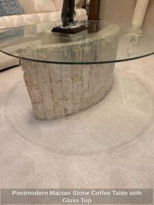 Postmodern-Mactan-Stone-Coffee-Table-with-Glass-Top