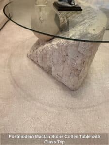 Postmodern-Mactan-Stone-Coffee-Table-with-Glass-Top-second-image