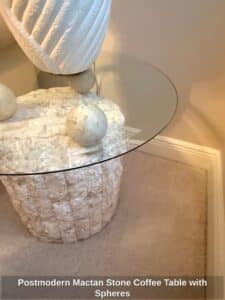 Postmodern-Mactan-Stone-Coffee-Table-with-Spheres-second-image