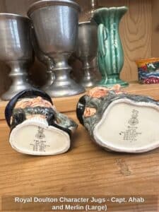 Royal-Doulton-Character-Jugs-Capt.-Ahab-and-Merlin-Large-second-image