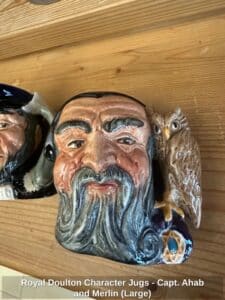 Royal-Doulton-Character-Jugs-Capt.-Ahab-and-Merlin-Large-third-image