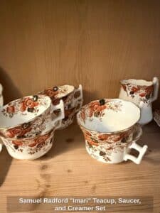 Samuel-Radford-Imari-Teacup-Saucer-and-Creamer-Set