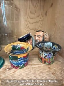 Set-of-Two-Hand-Painted-Ceramic-Planters-with-Village-Scenes
