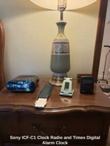 Sony-ICF-C-Clock-Radio-and-Timex-Digital-Alarm-Clock-1