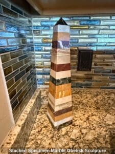 Stacked-Specimen-Marble-Obelisk-Sculpture