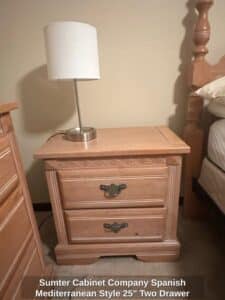 Sumter-Cabinet-Company-Spanish-Mediterranean-Style-Two-Drawer-Nightstand