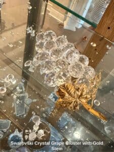 Swarovski-Crystal-Grape-Cluster-with-Gold-Stem