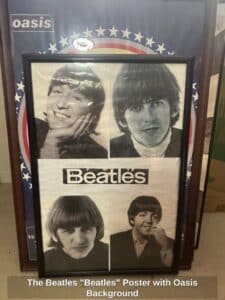 The-Beatles-Beatles-Poster-with-Oasis-Background