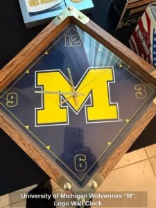 University-of-Michigan-Wolverines-M-Logo-Wall-Clock-1