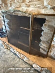 Vintage-Brass-French-Provincial-Style-Fire-Screen-1