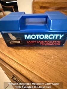 Vintage-Matchbox-Motorcity-Carry-Case-with-Assorted-Die-Cast-Cars