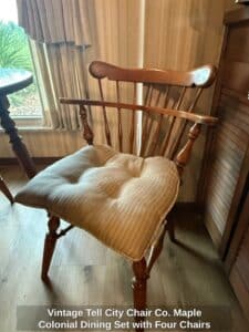 Vintage-Tell-City-Chair-Co.-Maple-Colonial-Dining-Set-with-Four-Chairs-second-image-1