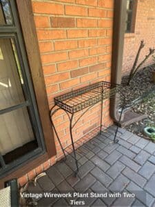 Vintage-Wirework-Plant-Stand-with-Two-Tiers
