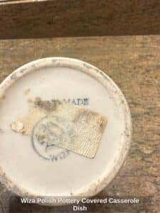 Wiza-Polish-Pottery-Covered-Casserole-Dish-second-image