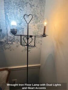 Wrought-Iron-Floor-Lamp-with-Dual-Lights-and-Heart-Accents-1