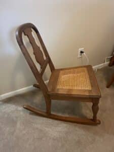Antique-Cane-Seat-Sewing-Rocker