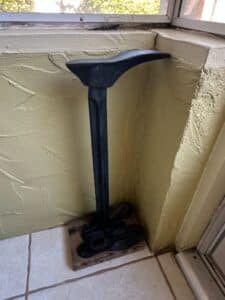 Antique-Cast-Iron-Cobblers-Shoe-Last-Stand-with-Anvils