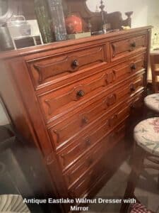 Antique-Eastlake-Walnut-Dresser-with-Mirror