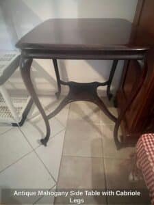 Antique-Mahogany-Side-Table-with-Cabriole-Legs